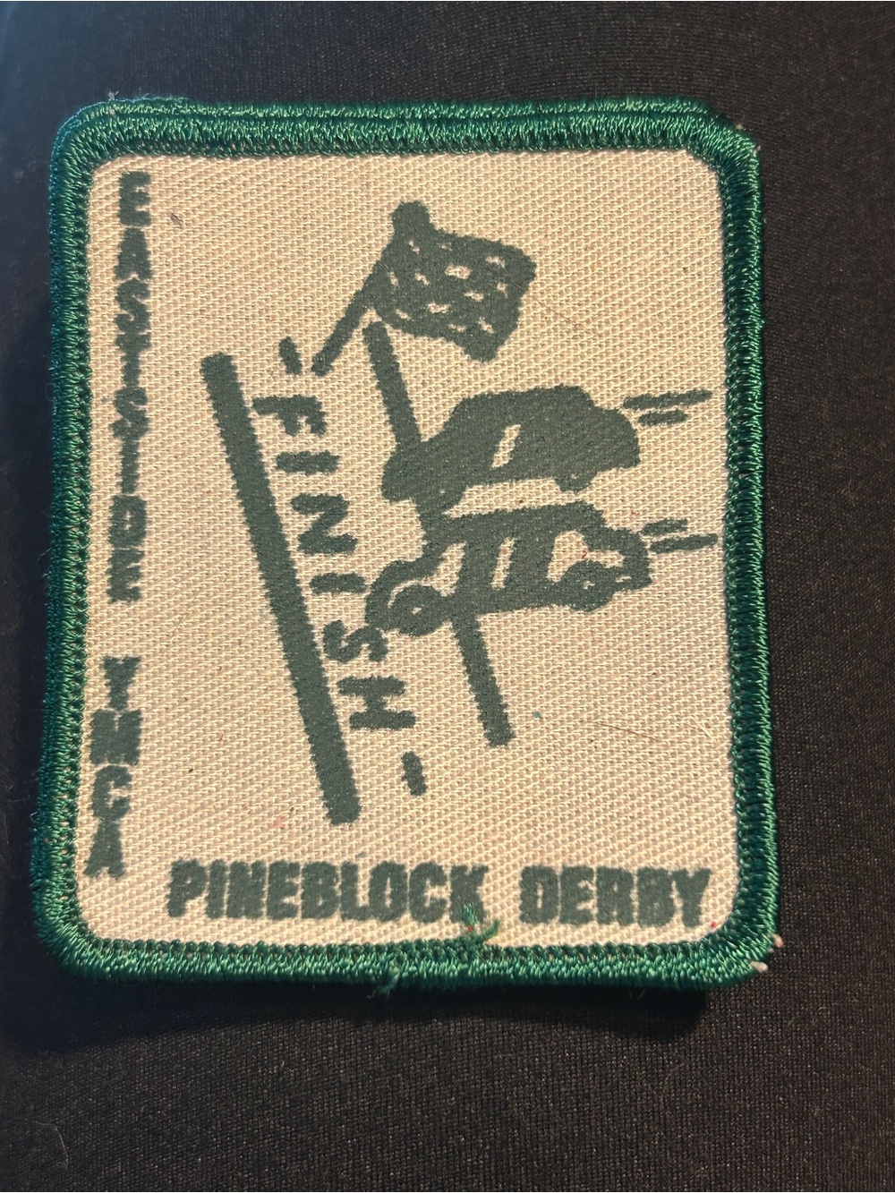 VTG Eastside YMCA Pineblock Derby Scout Racing Embroidered Patch